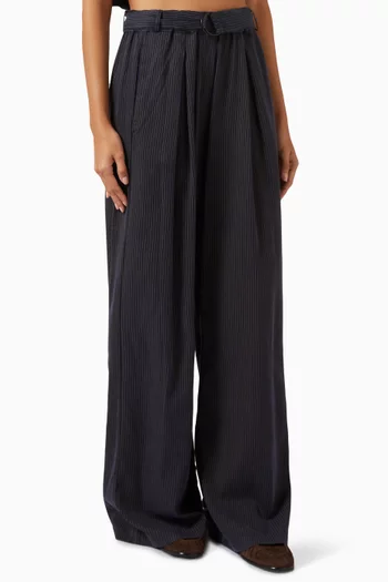 Rim C Wide-leg Pants in Cupro Blend