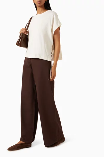 Dalt Flared Jeans in Cotton-twill