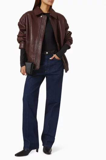 Morgan Stovepipe Jeans in Regenerative Cotton