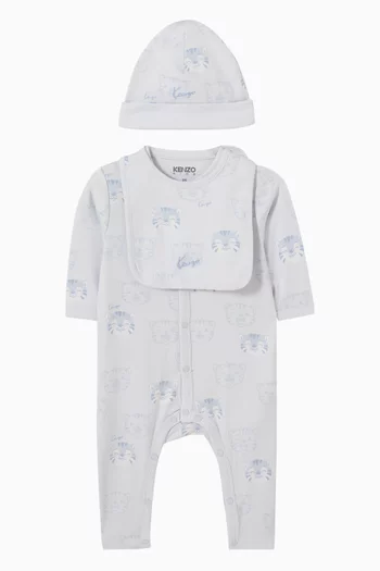 Three-piece Pyjama Gift Set in Cotton