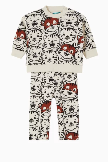 Tiger Print Sweatpants