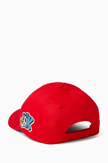 PLAY KENZO Embroidered Cap in Cotton-twill