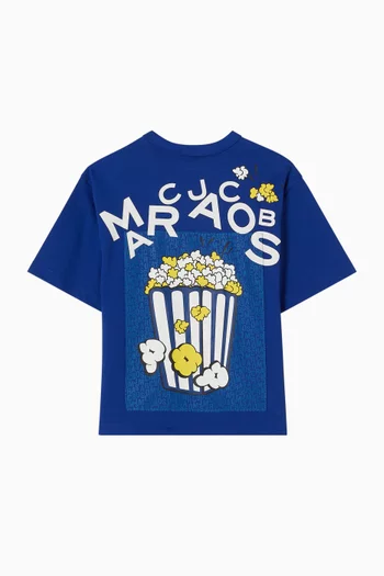 Printed T-shirt in Cotton Jersey