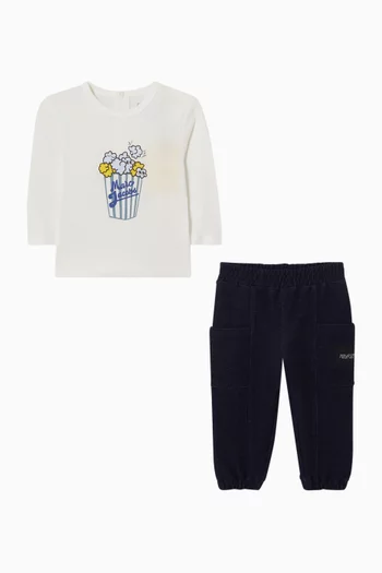 T-Shirt & Denim Pants Set