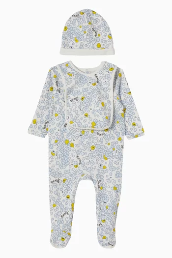 Logo-print Gift Set in Cotton