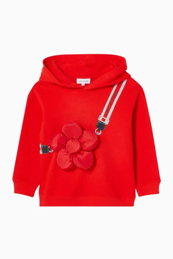 Floral Fleece hoodie