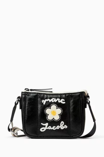 Shiny Coated Crossbody Bag