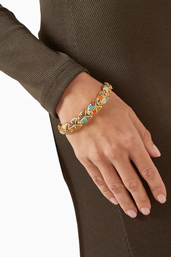 1980s Vintage D'Orlan Swarovski Crystal Bracelet