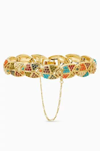 1980s Vintage D'Orlan Swarovski Crystal Bracelet
