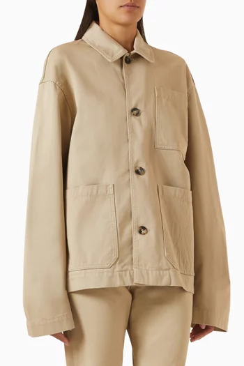 Patch Pocket Jacket in Denim