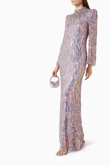 Zodiac Embellished Gown