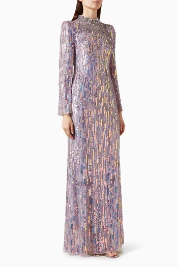Zodiac Embellished Gown