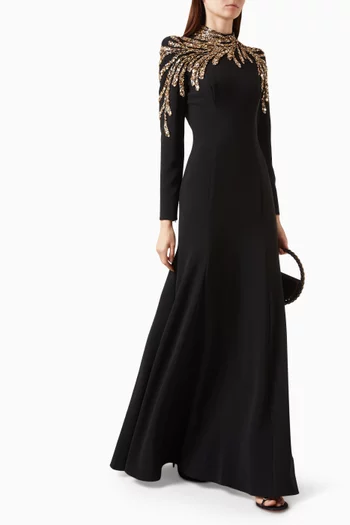 Viper Embellished Gown