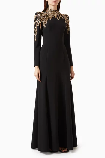 Viper Embellished Gown