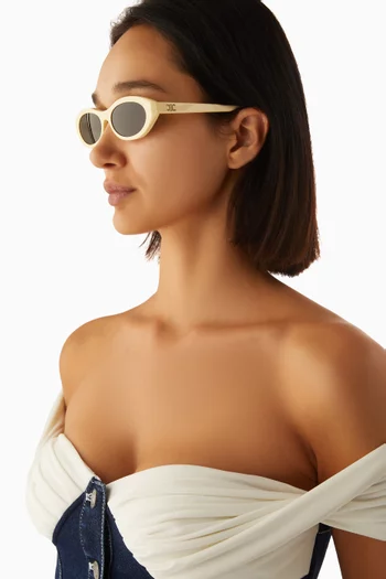 Triomphe Mini Sunglasses in Acetate