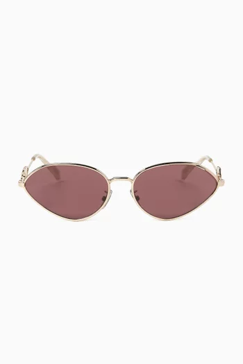 Wire 01 Sunglasses in Metal