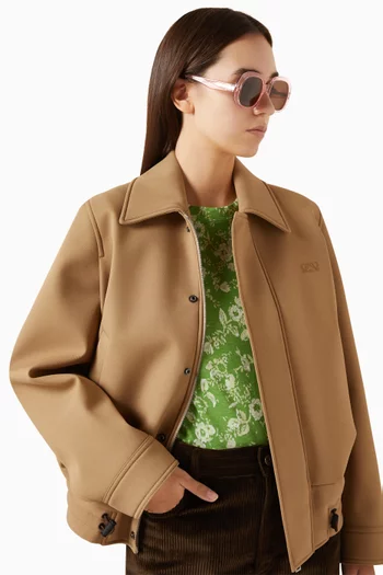 Anagram Round Sunglasses in Acetate