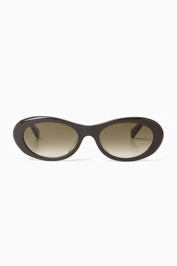 Falabella Oval Sunglasses in Acetate