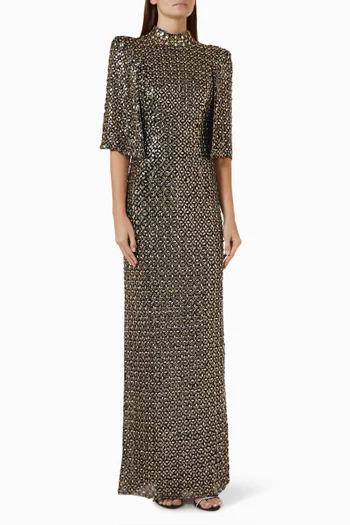 Sedona Crystal-embellished Gown