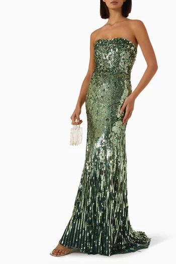 Kimi Sequin-embellished Gown