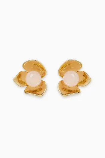 Gilded Garden Stud Earrings