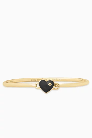 Heart & Spade Enamel Bangle