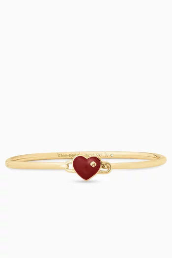 Heart & Spade Enamel Bangle