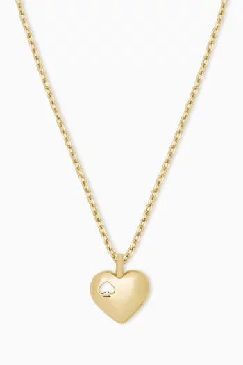Heart & Spade Pendant Necklace