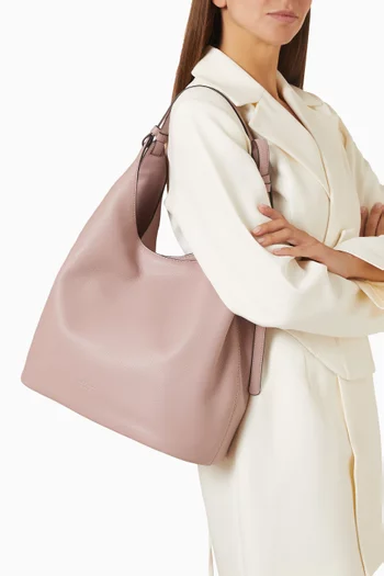 Large Loop Carryall Bag in Pebbled Leather