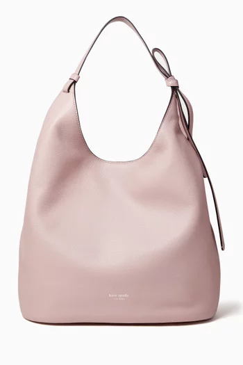 Large Loop Carryall Bag in Pebbled Leather