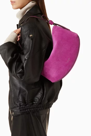 Loop Shoulder Bag in Suede