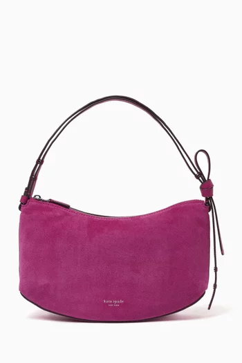 Loop Shoulder Bag in Suede