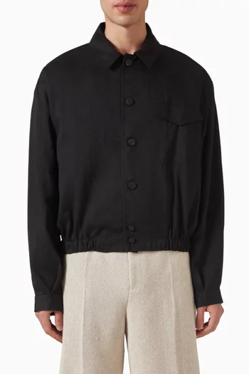 The Cubano Jacket in Linen-blend