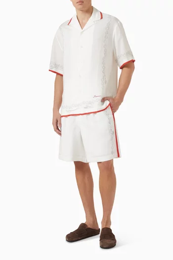 La Chemise Cocktail Shirt in Cotton Blend