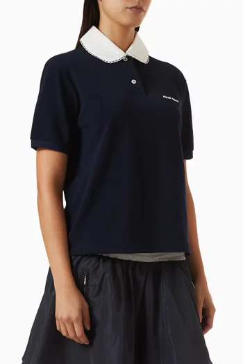 Polo Shirt in Cotton Piqué
