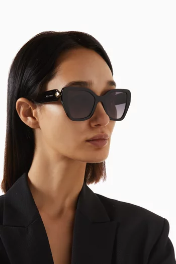Serpenti Forever Butterfly Sunglasses in Acetate