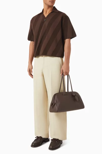 The Turismo Bowling Bag in Grained Calfskin