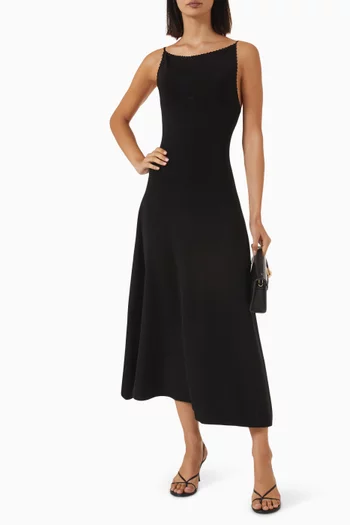 Square-neck Maxi Dress