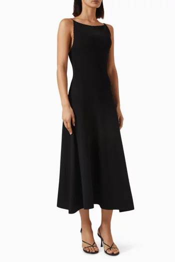 Square-neck Maxi Dress