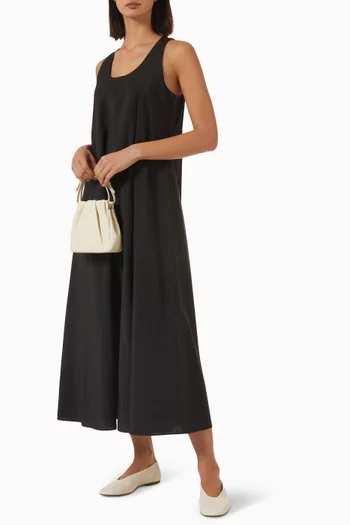 A-line Tent Maxi Dress in Cotton