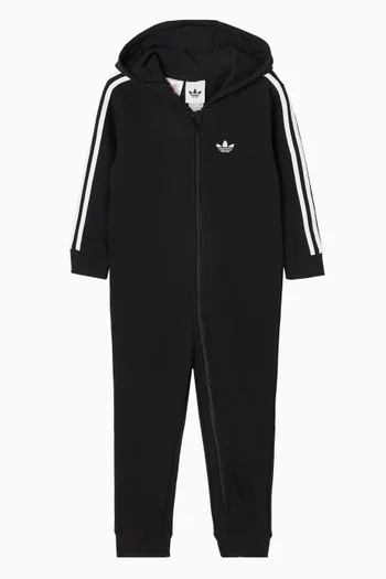 3 Stripes Romper in Cotton