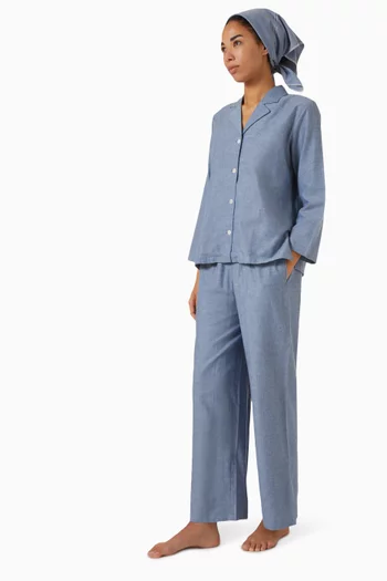 402 Long Pyjama Set in Cotton