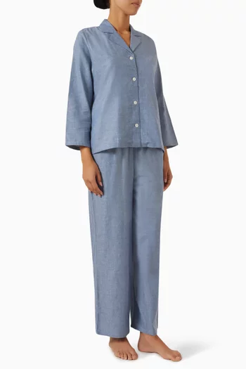 402 Long Pyjama Set in Cotton