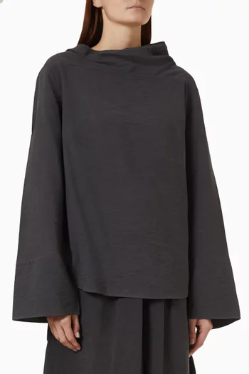 Laila Top in Washed Silk
