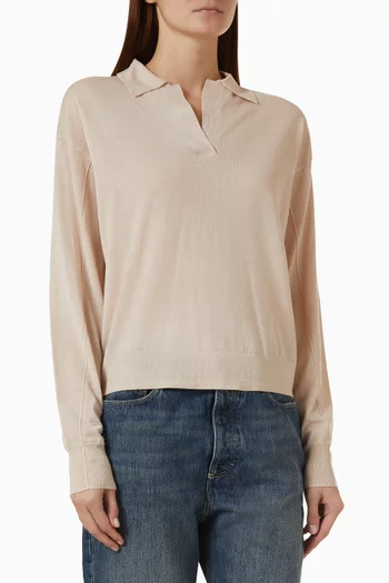 Fleming Polo in Merino Wool