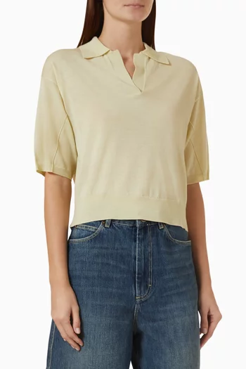Elton  Polo Shirt in Merino Wool