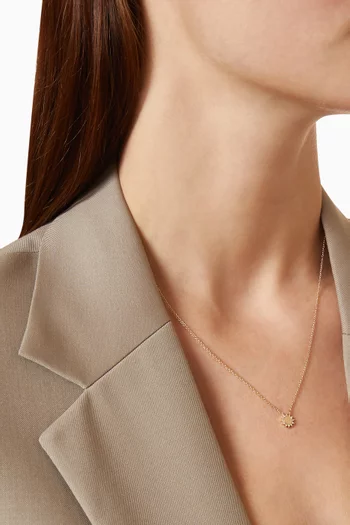 You Are My Sunshine Diamond Necklace in 14kt Gold