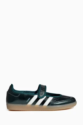 Samba Jane Sneakers in Crinkled Leather