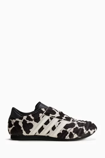 Taekwondo Animal-print Sneakers in Leather