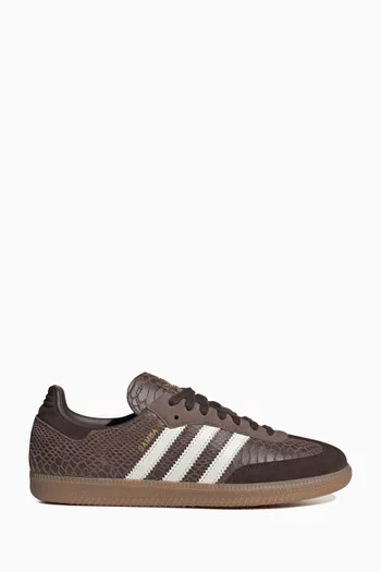 Samba OG Low-top Sneakers in Python Leather